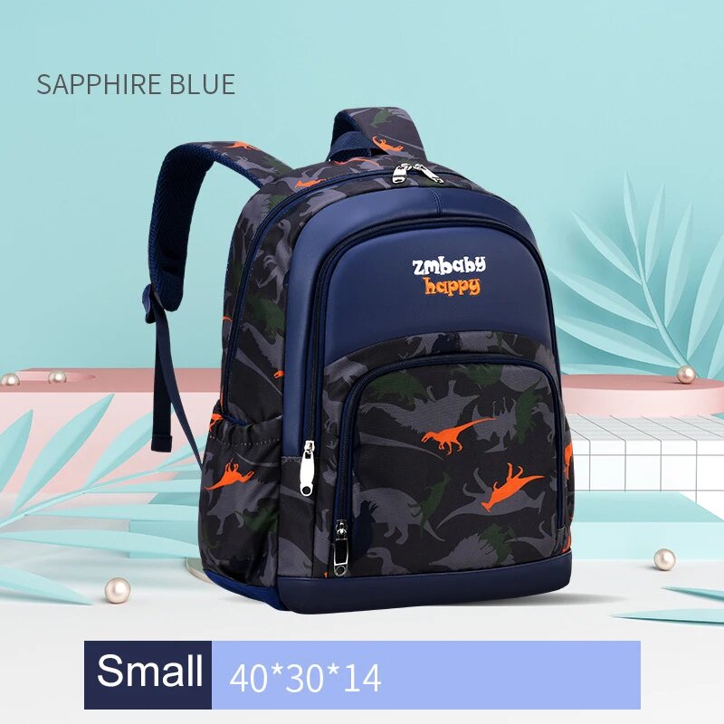 Детский рюкзак Sapphire Blue с динозаврами, 40*30*14