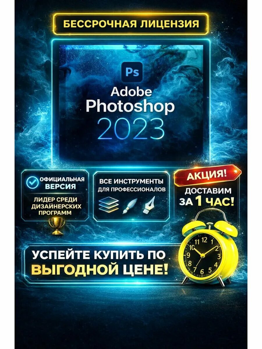 Adobe Photoshop 2023 полный комплект