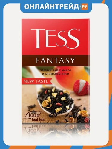 Изображение товара Чай Tess Fantasy черный листовой с добавками, 100 г