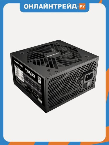 Изображение товара Блок питания Powercase PW500, 500W, 80+ Standart (PS-500W-DC)