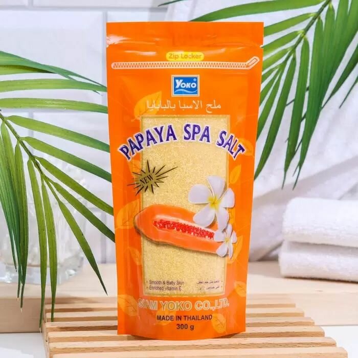 Тайский скраб для тела солевой Папайя Yoko