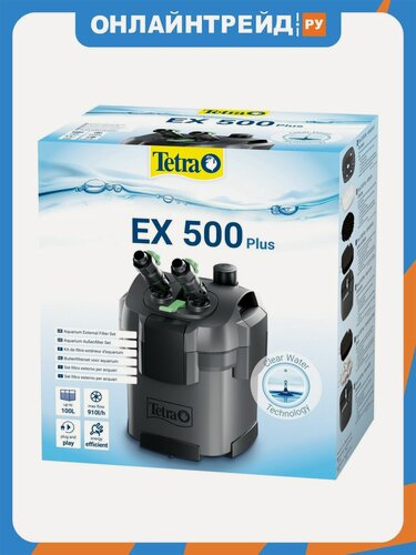 Изображение товара Внешний фильтр Tetra для аквариума EX500 plus, 910л/ч, 5,5Вт до 100л
