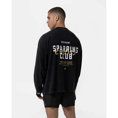 фото Лонгслив спортивный boxraw nakatani x sparring club, размер xl, , черный