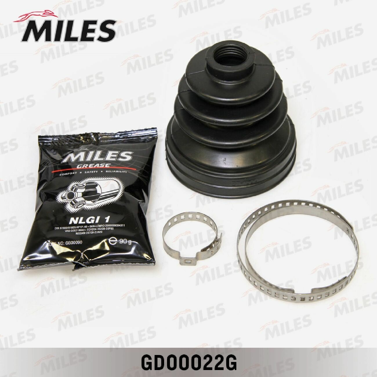 Пыльник шруса FORD FOCUS II/С-MAX 03-10 внутр. (со смазкой), MILES GD00022G