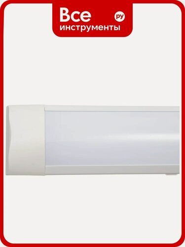 Изображение товара Светильник светодиодный FL-LED LPO 36W 4200K IP20 23x75x1200мм 3600Лм 220В офисный аналог ЛПО 614605, пластиковый, белый