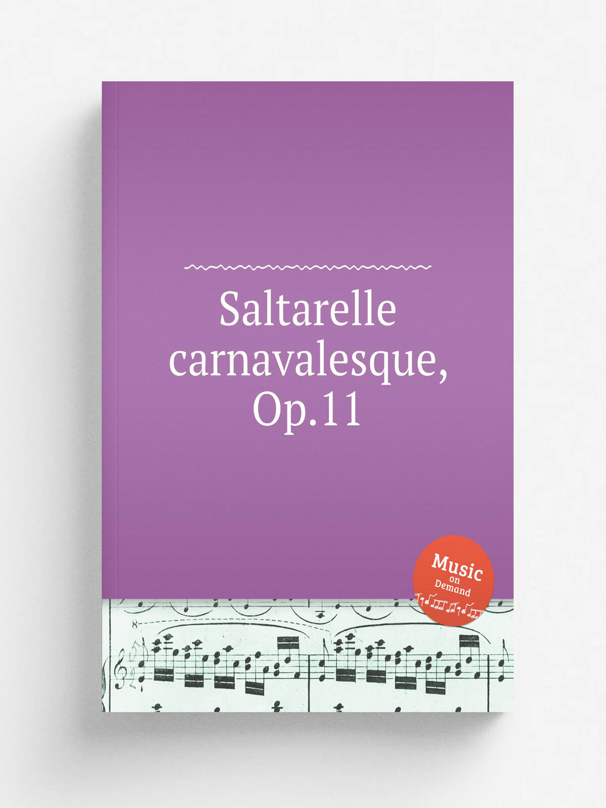Saltarelle carnavalesque, Op.11