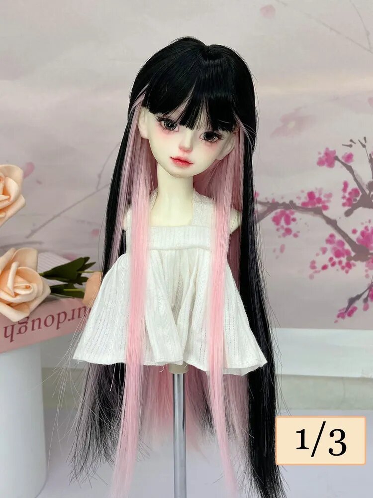 Кукольный парик, подходит для куклы BJD 1/3, размер головы 22-23 см