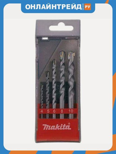 Изображение товара Набор сверл Makita D-05175, 5 предметов, по бетону