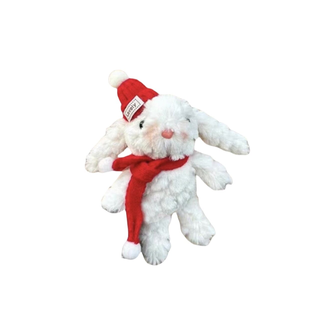 Плюшевая кукла-зайчик унисекс Mise Red Scarf Rabbit, 17CM EU