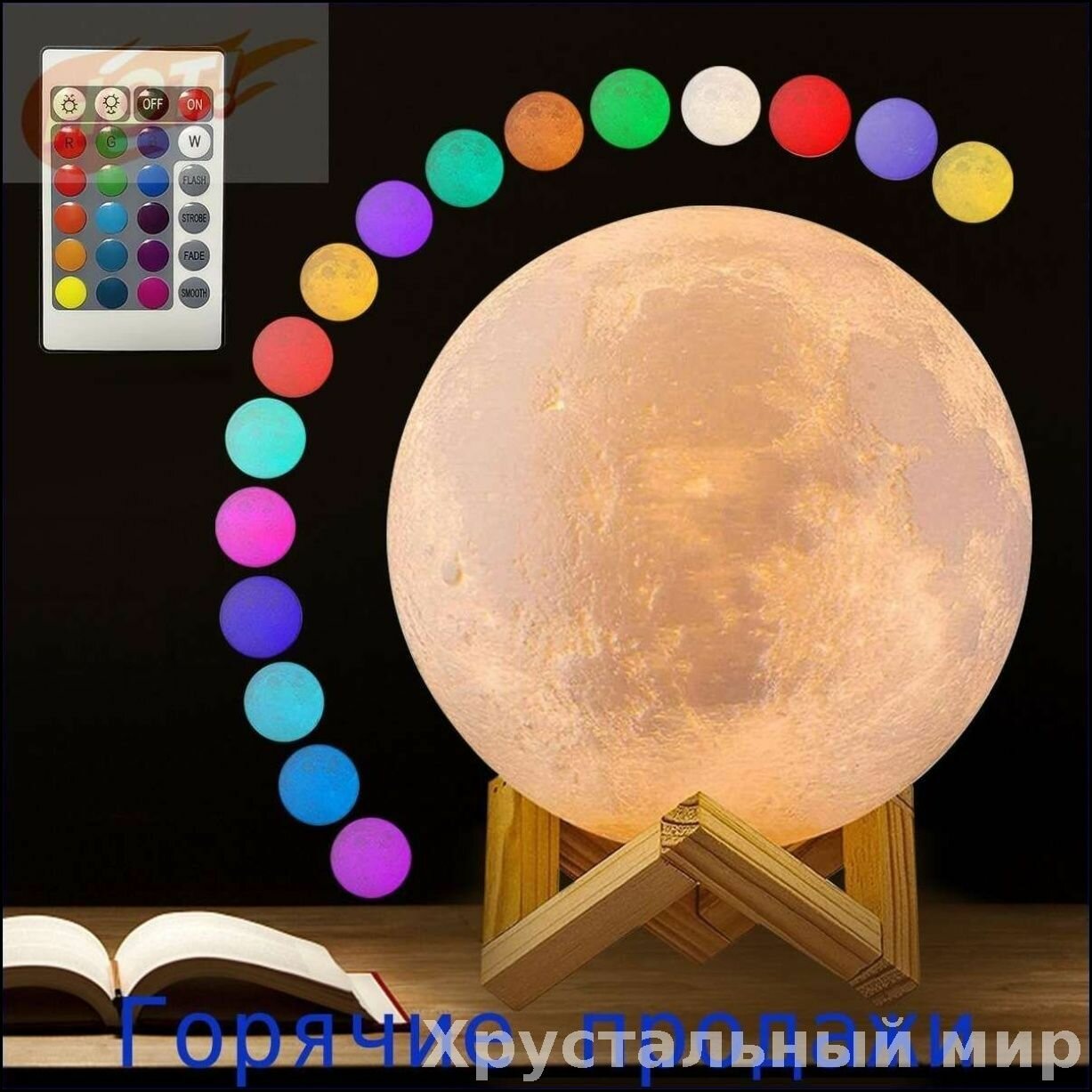 Эксклюзивный ночник 10 см. Уникальный дизайн, мягкий свет. Идеально для спальни или детской комнаты!