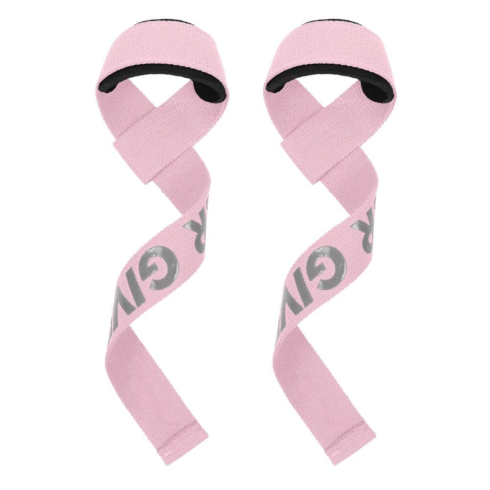 2 шт. Регулируемые ремни для поднятия тяжестей Розовый, NGU-Pink