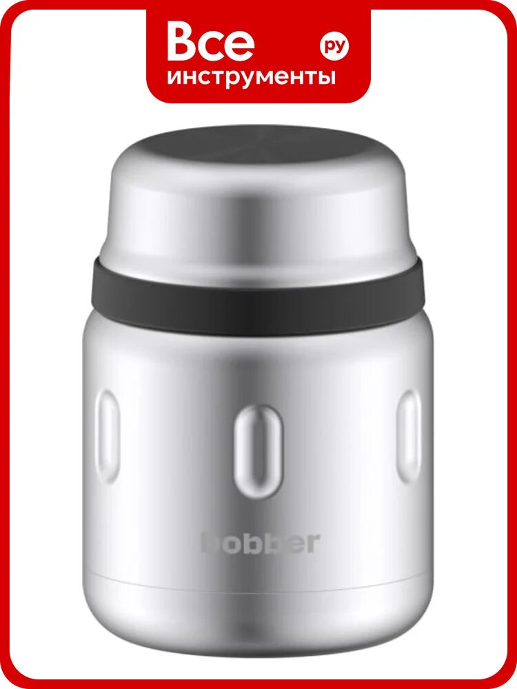 Вакуумный термос для еды Bobber Jerrycan‑470 Matte с крышкой‑чашкой и встроенной ложкой, удерживает тепло и холод