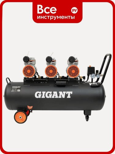 Изображение товара Компрессор Gigant GSWK-100/440, поршневой, коаксиальный, электрический, 220В, 100л
