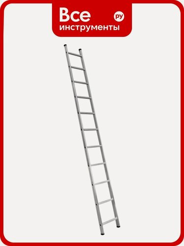 Изображение товара Лестница алюминиевая односекционная приставная Scala 1х11 ступеней Серия SC1011