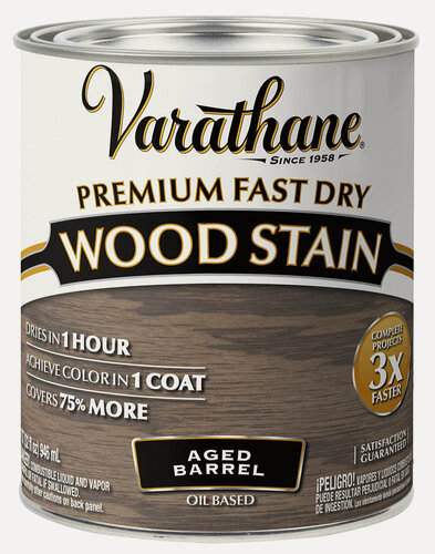 Изображение товара Масло для дерева тонирующее быстросохнущее Varathane Fast Dry Wood Stain 0,946 л. Цвет: Старинная бочка