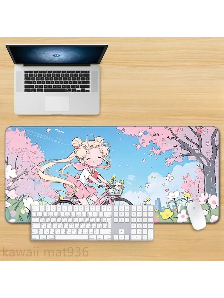 Sailor Moon Размер 40x90xxl, настольный коврик в подарок на день рождения, настольный коврик из аниме "Сейлор Мун",