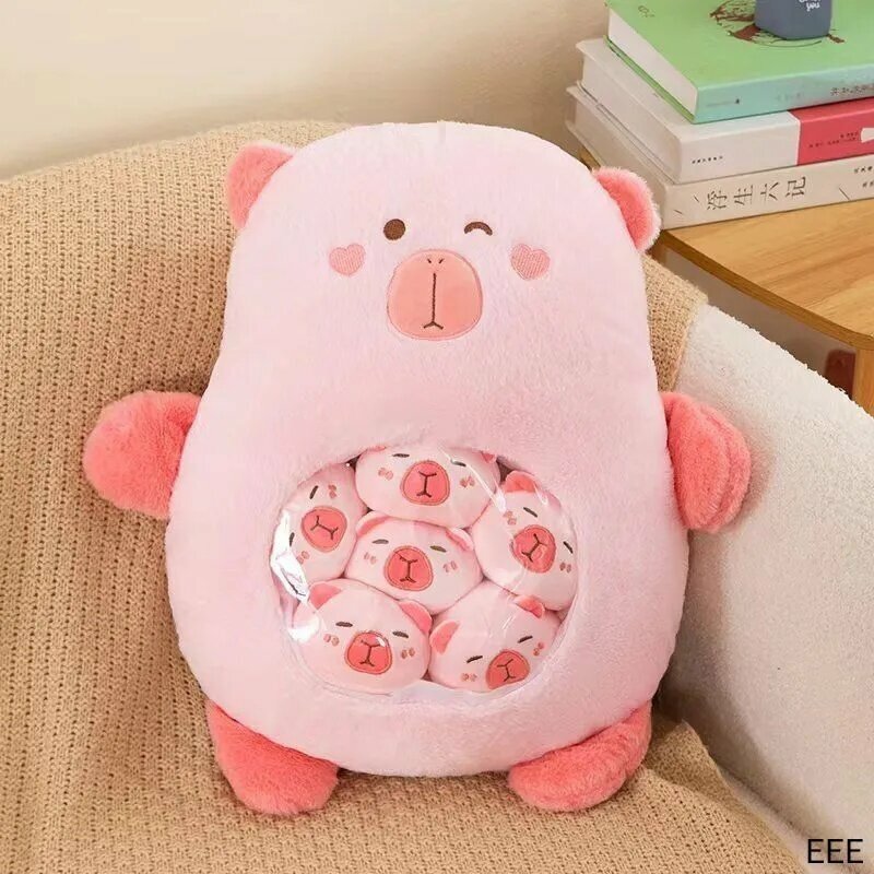 Милый подушка-капибара (50 см) большая мягкая игрушка-пухляш