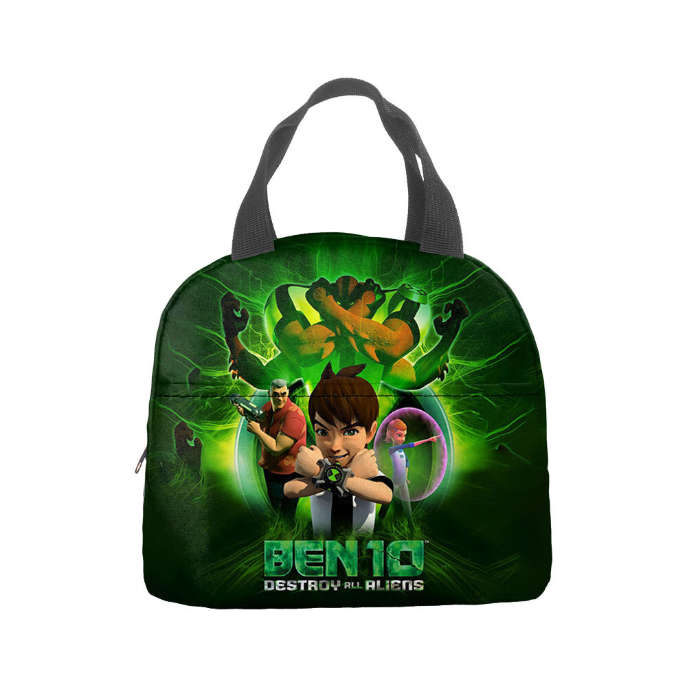 Сумка для обеда Young Hacker Earth Defender BEN10 Изолированная сумка Ланч-бокс Изолированная сумка Сумка для пикника на открытом воздухе