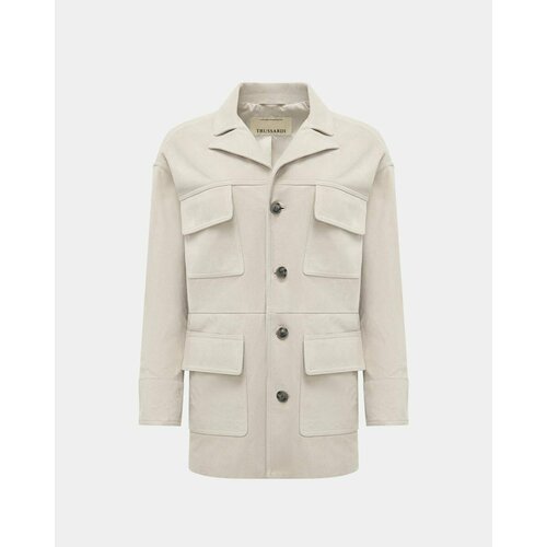 фото Куртка trussardi, размер 42, бежевый