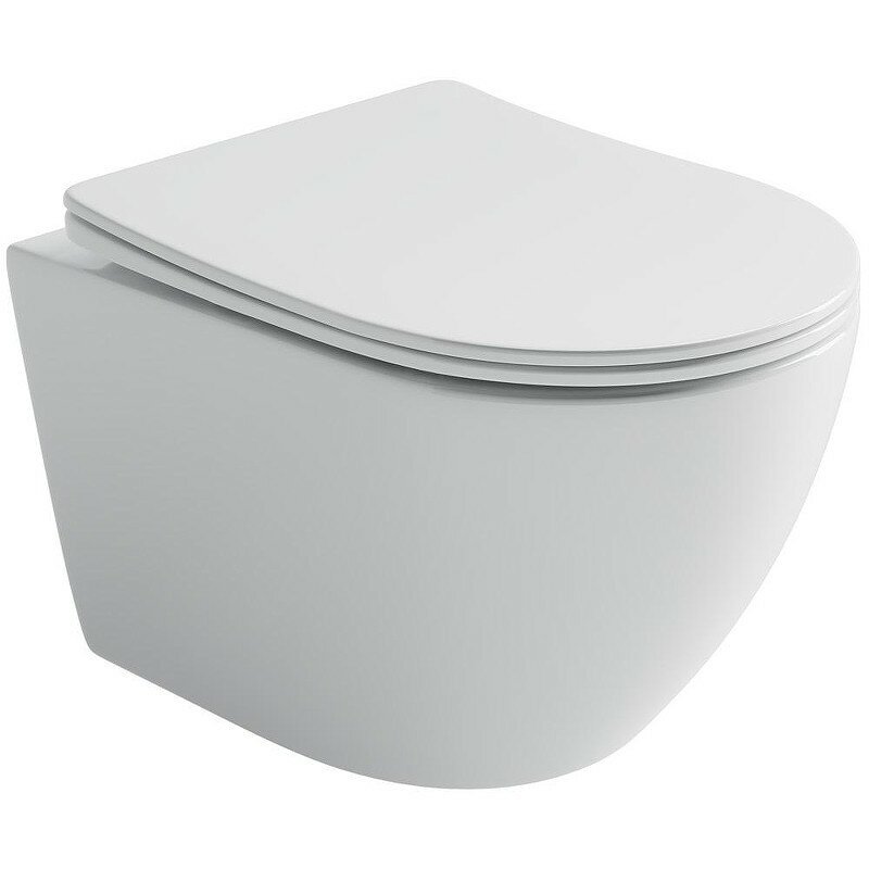 Унитаз Ceramicanova Uno CN11001T Белый с сиденьем Микролифт