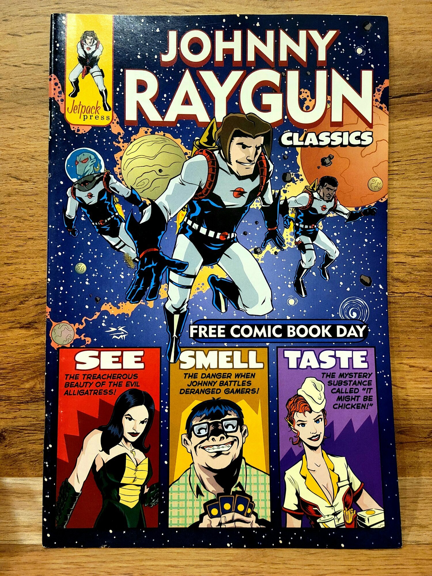 Ретро Комикс Johnny Raygun classics. 1993 Год.