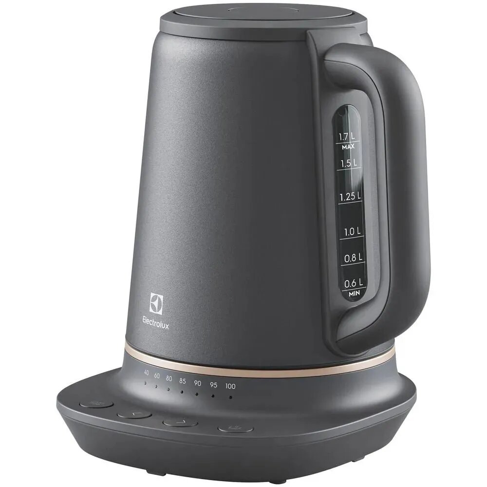 Электрический чайник Electrolux E7K1-6BP объемом 1 л, 2400 Вт, управление со смартфона, корпус металл и стекло