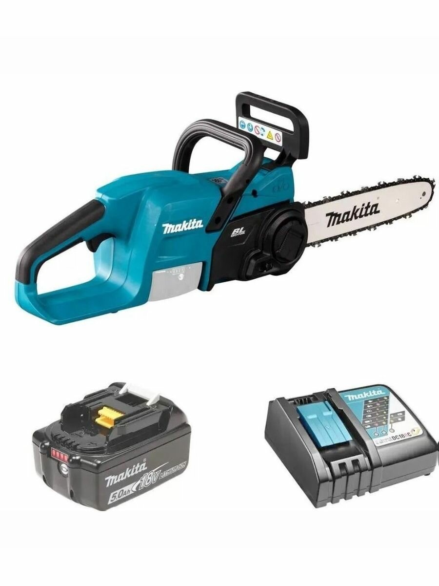 Аккумуляторная цепная пила Makita DUC307RT 18В LXT, 30см. 610Вт. (1АКБ 5Ач, З/У)