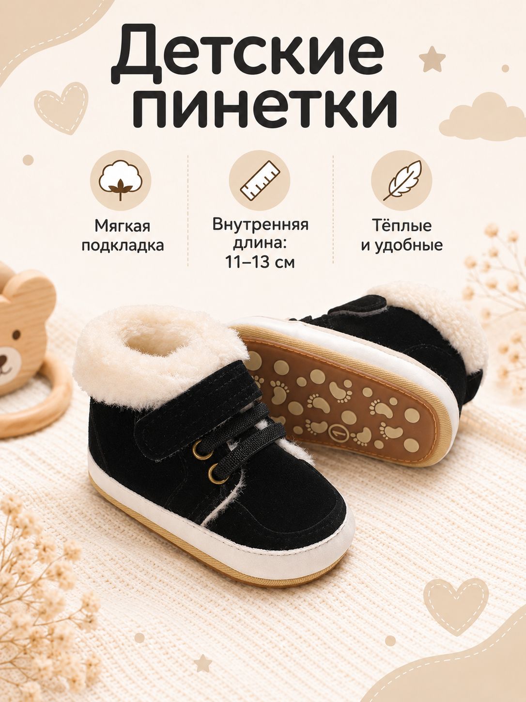 Сапоги  15 RU / Длина внутри 13 см