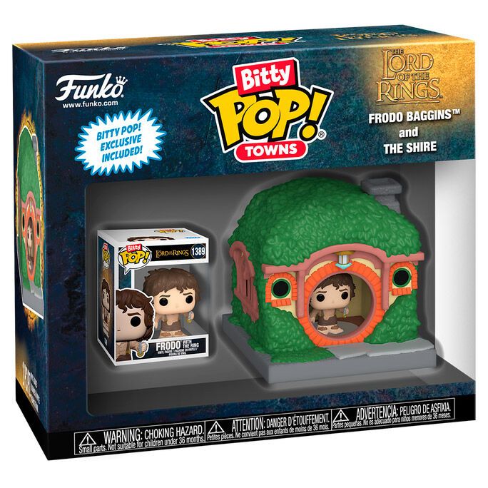 Фигурка Funko Bitty POP Город из Властелина колец : Фродо Бэггинс и Шир