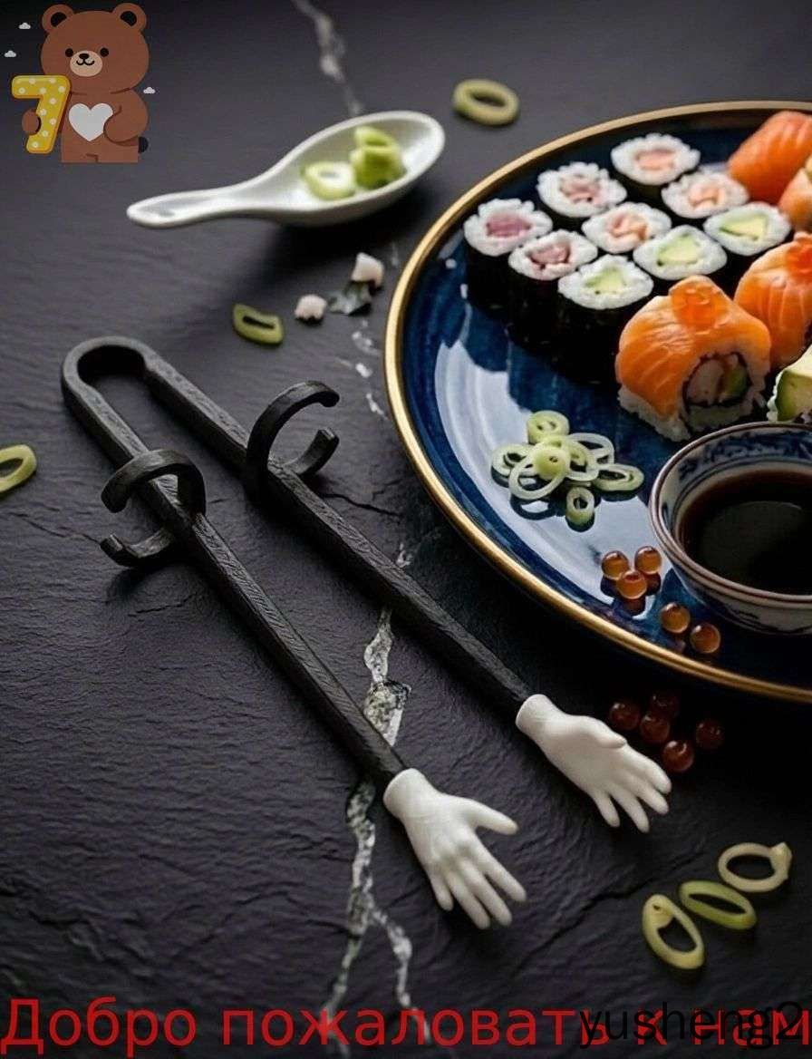 Палочки для еды, 18.5 см, 1 шт