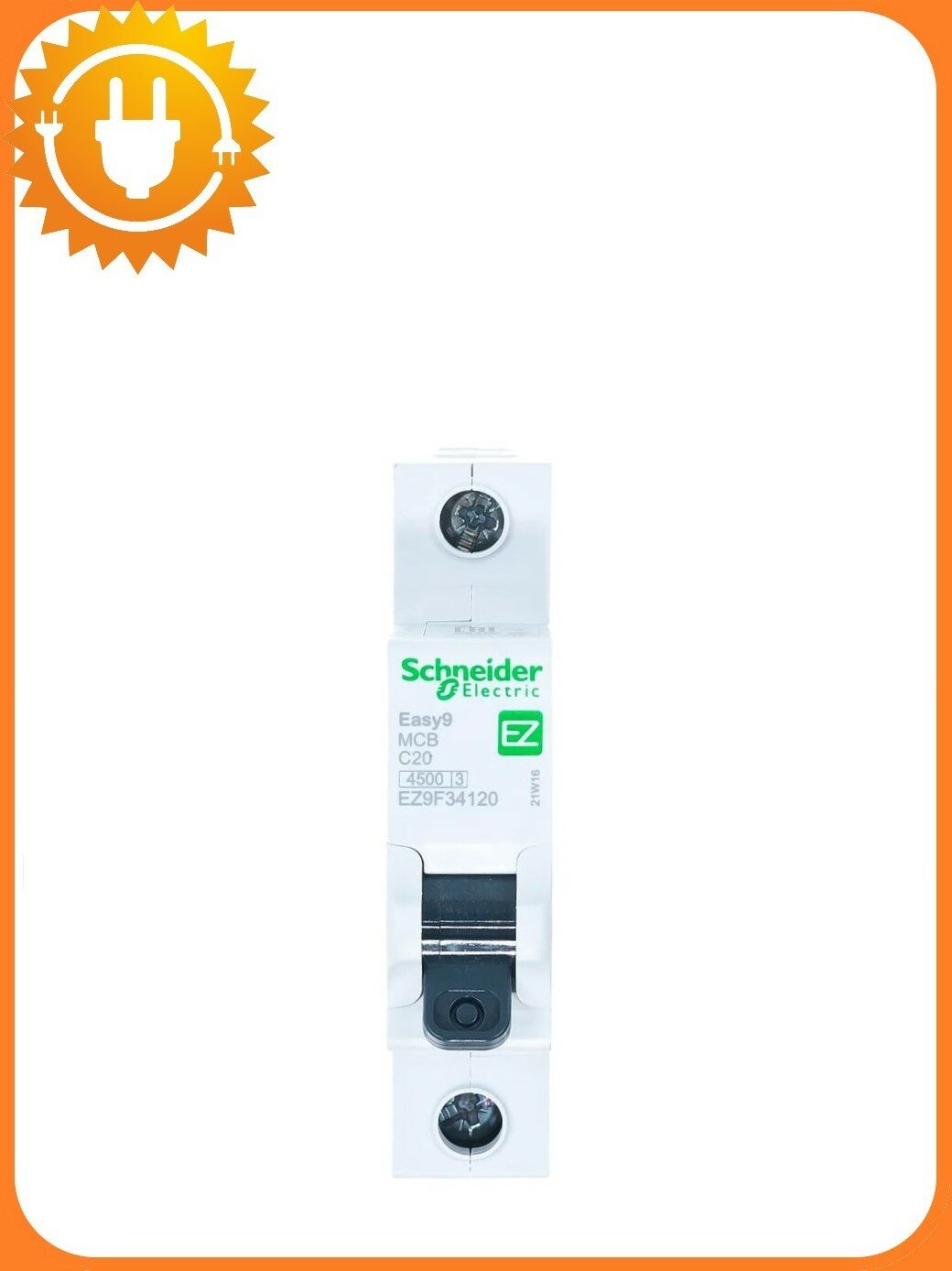 Автоматический выключатель 20А 1P C 4.5кА Easy9 Schneider Electric EZ9F34120