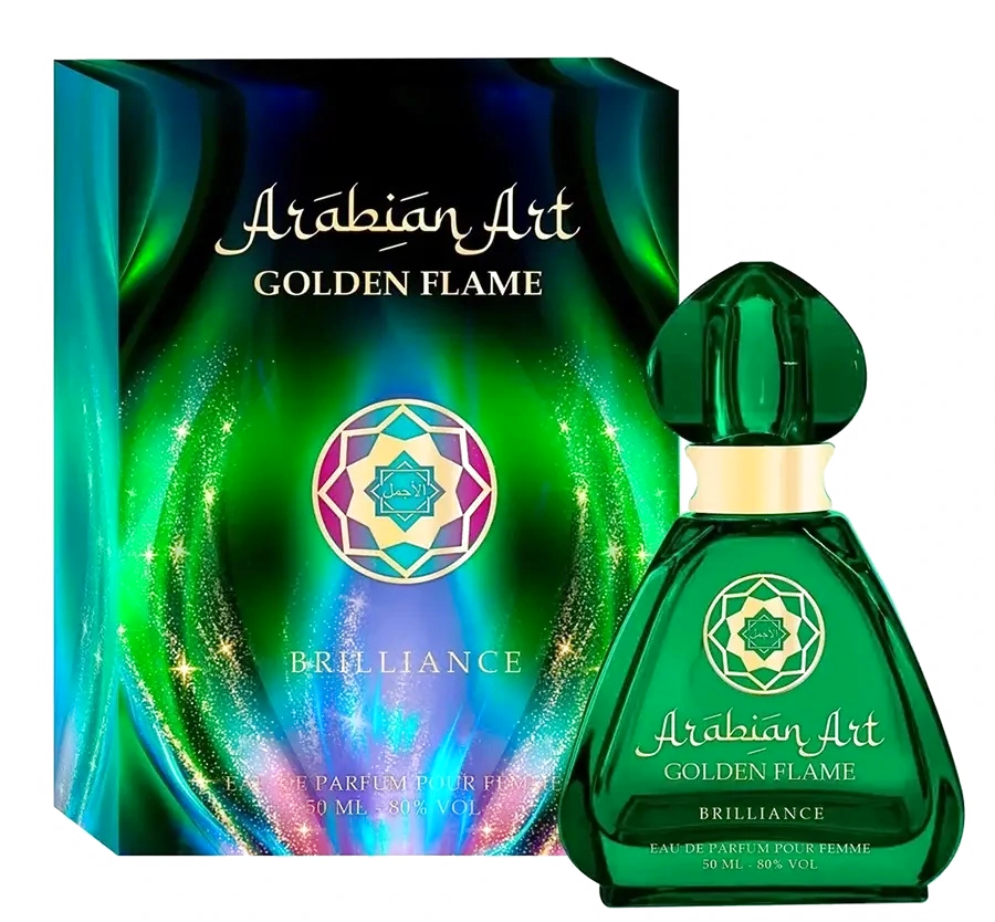 Arabian Art Golden Flame Brilliance 50 мл - женская парфюмерная вода / Арабиан Арт Голден Флейм Брильянс