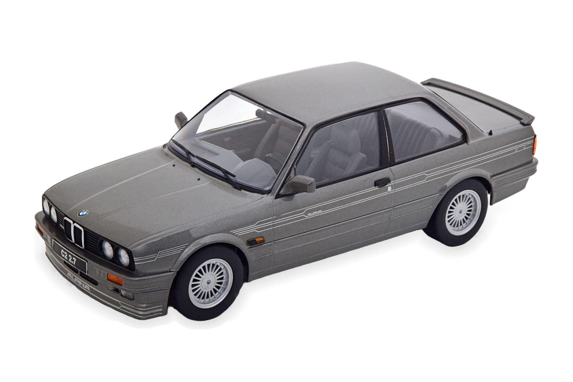 Модель коллекционная KK-SCALE Bmw alpina C2 2.7 E30 1988 grey metallic