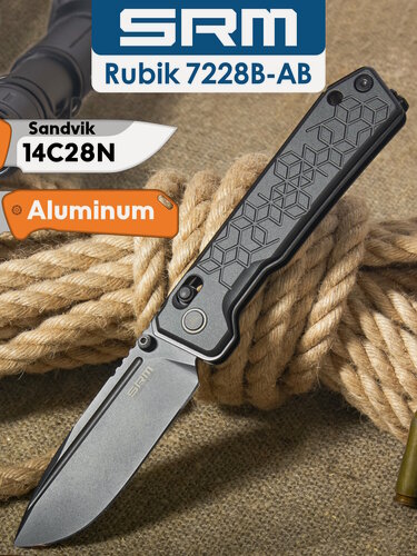 Изображение товара Складной нож SRM 7228B-AB