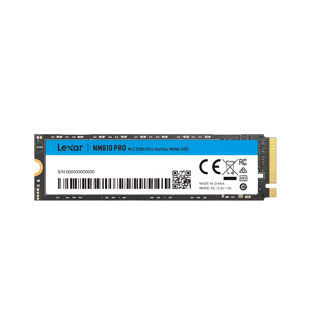 SSD накопитель Lexar NM610PRO 1TB M.2 NVMe PCIe 3.0 x4, до 3300MB/s, быстрый SSD для ПК и ноутбуков