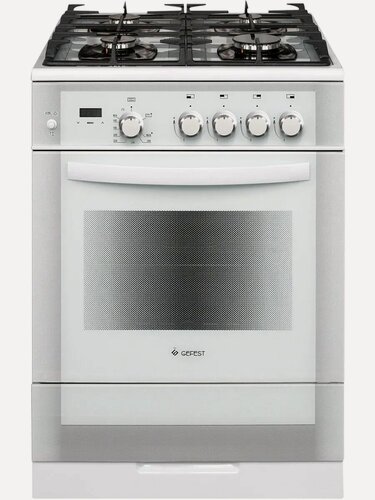 Изображение товара Плита Gefest 6500-03, газовая, с грилем, духовка 52л, 4 конфорки