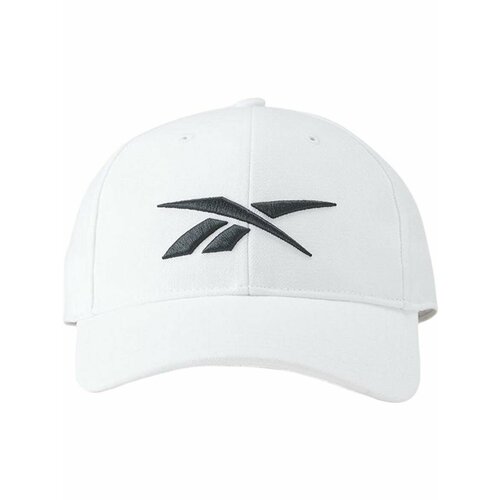 фото Бейсболка reebok vector baseball cap для взрослых и детей, размер onesize, белый