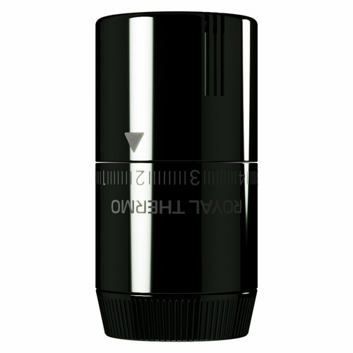 фото Термоголовка жидкостная royal thermo design м30х1,5 (хром черный)