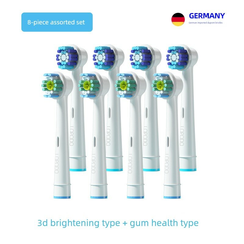 Подходит для замены насадок электрических зубных щеток Braun OralB/OleB, универсальный тип, OralB D12D16D3757 1669W.
