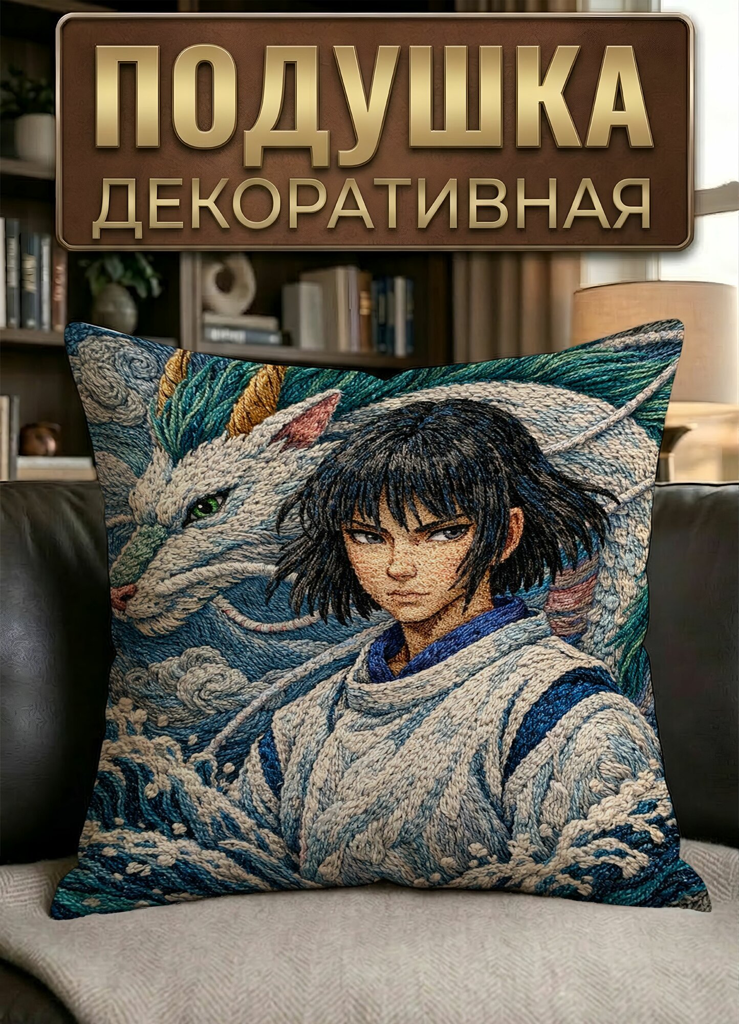 Подушка декоративная Хаку Унесенные ветром