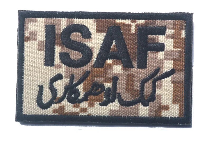 Патч ISAF камуфляжный, цвет 6