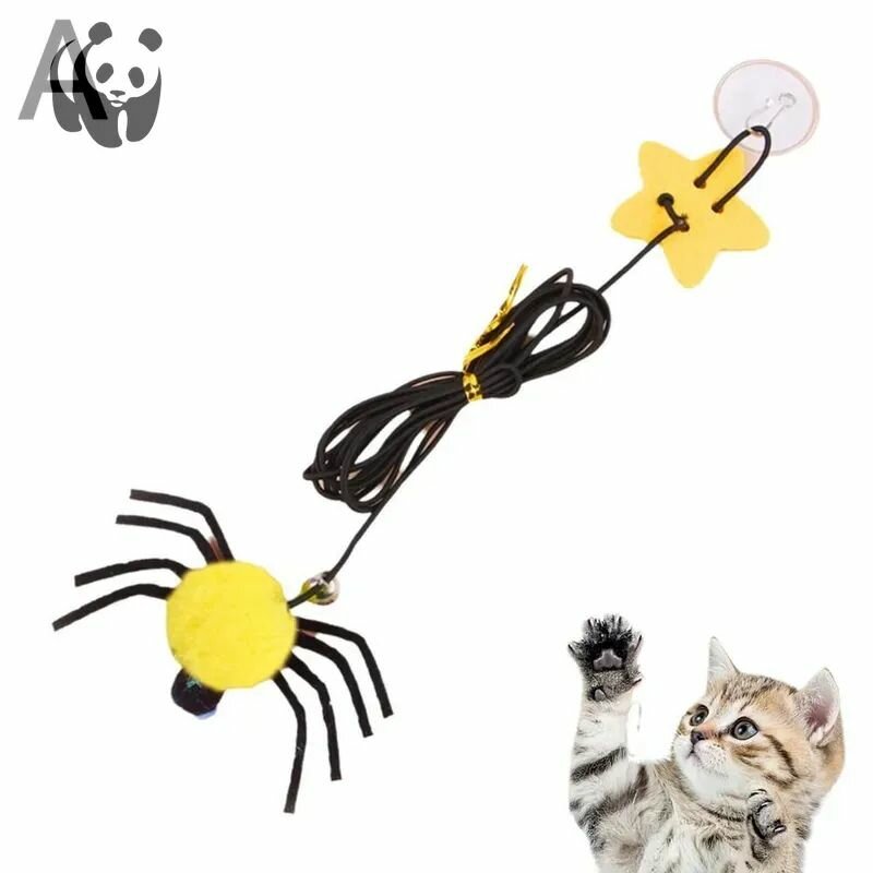 Смешная кошачья палка, Искусственный паук, Игрушки для кошек и котят