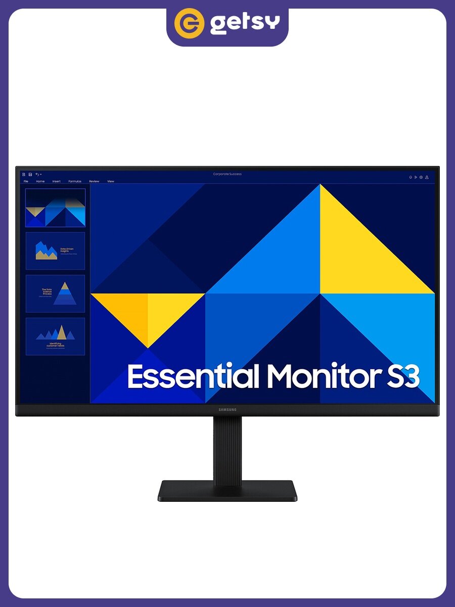 Монитор LS24D300GAIXCI Монитор Samsung 24" S24D300GAIXCI черный IPS LED 5ms 16:9 HDMI матовая 1000:1 250cd 178гр/178гр 1920x1080 100Hz VGA FHD USB