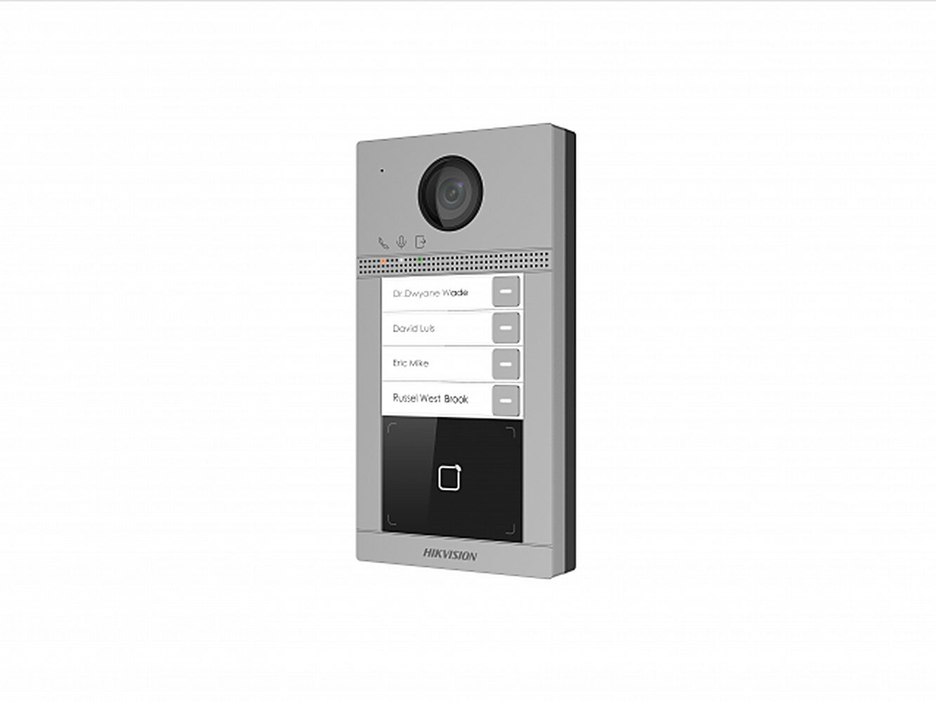 Вызывная панель Hikvision DS-KV8413-WME1(C)/Flush — 4-кнопочная, IP65, 2 Мп, Wi-Fi