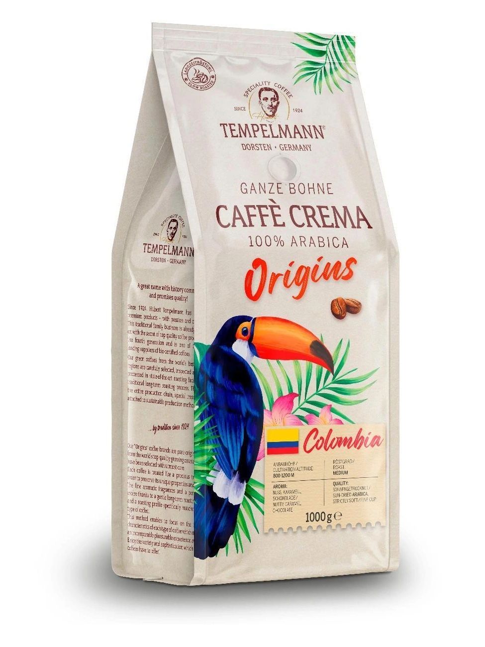 Кофе зерновой Tempelmann Caffe Crema