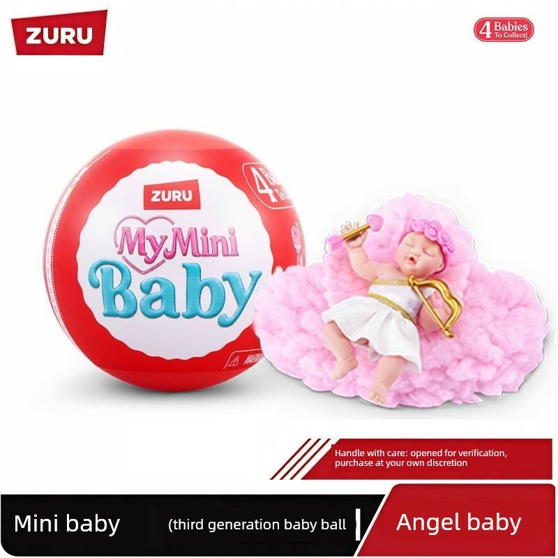 ZURU 5x Surprise Baby Ball 3-го поколения, конкретный дизайн ангел-ребенок, распакована но не использована, силиконовая