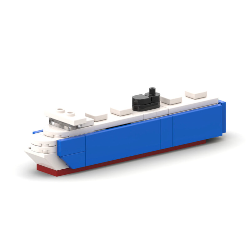 Ро-ро судно MOC конструктор модель морского корабля конструктор для детей совместимый с Lego