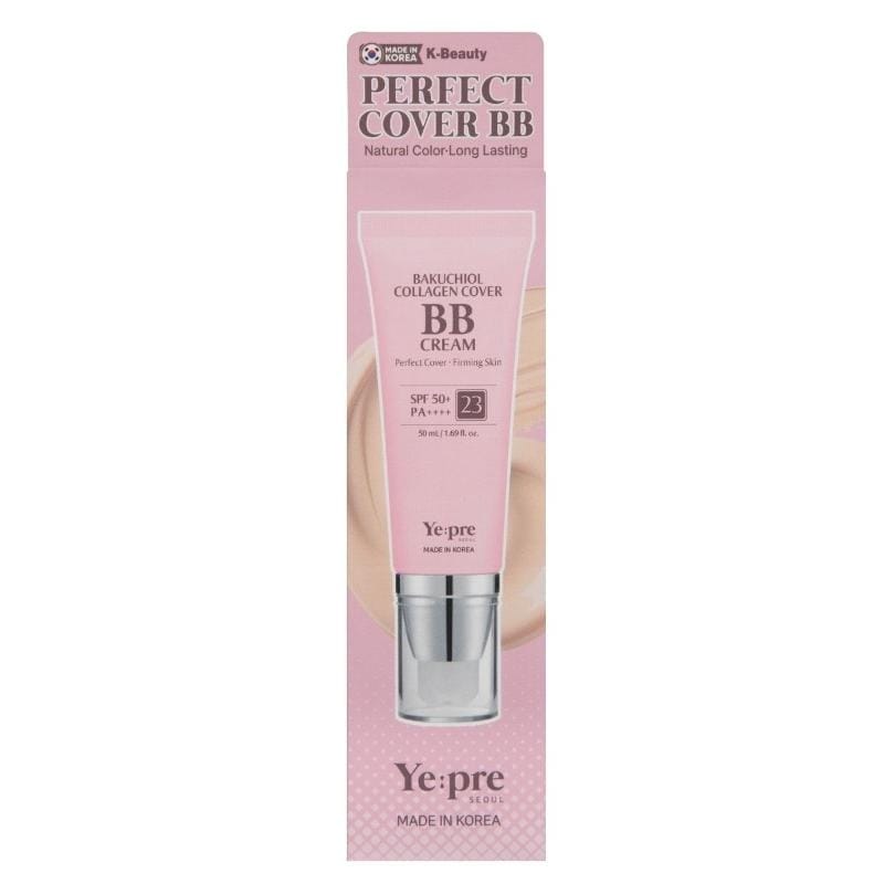 Тональный крем Yepre Bakuchiol Collagen Cover, bb-крем с бакучиолом и коллагеном, оттенок 23, spf 50, 50 мл