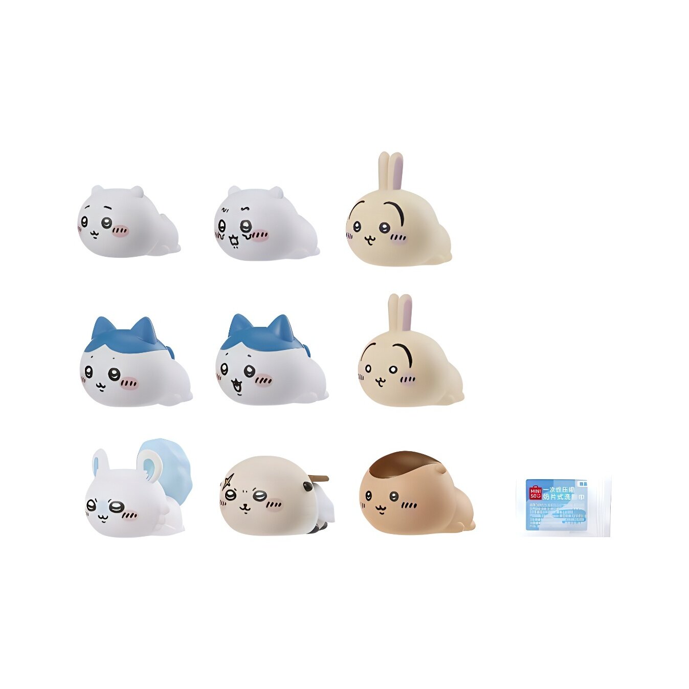 Фигурки-сюрпризы MINISO x Chiikawa Miniso Premium Product Pose Buddy Mystery Box Figure