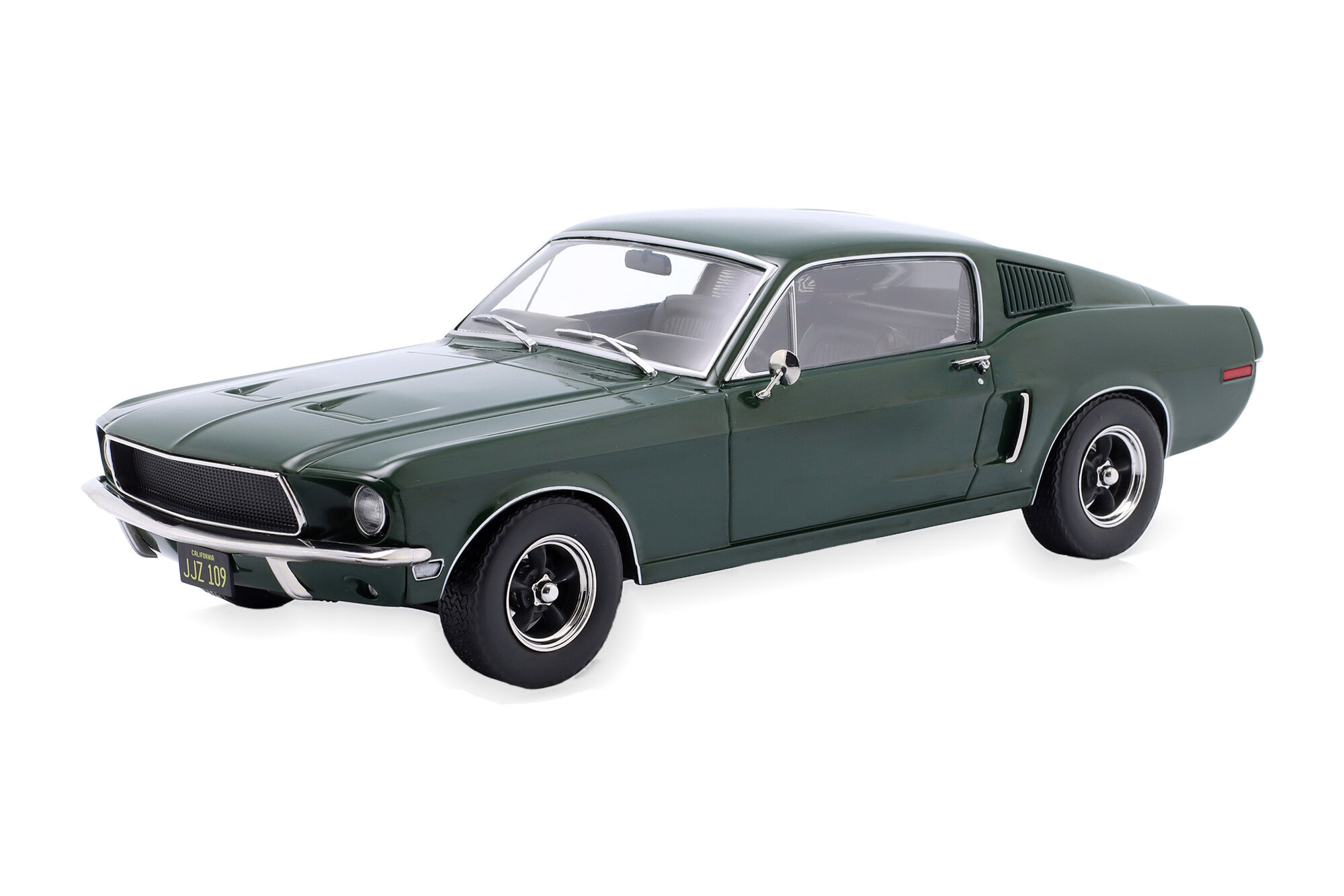 Модель коллекционная KK-SCALE Ford mustang gt fastback bullitt 1968 dark green